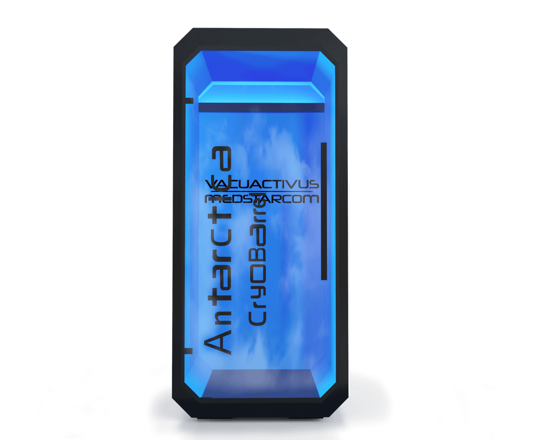 Vacuactivus Home Cryotherapy Chamber with modern design for personal use and recovery