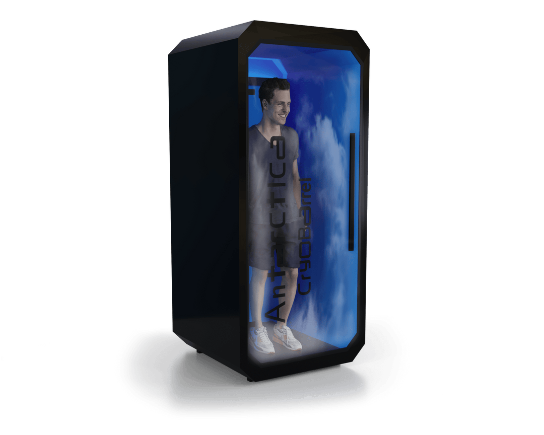 Vacuactivus home cryotherapy chamber designed for cold therapy and recovery treatments
