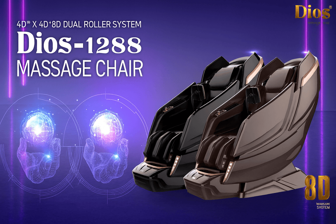 Kahuna luxury massage chair 8D with advanced 4D and 8D dual roller system for ultimate relaxation