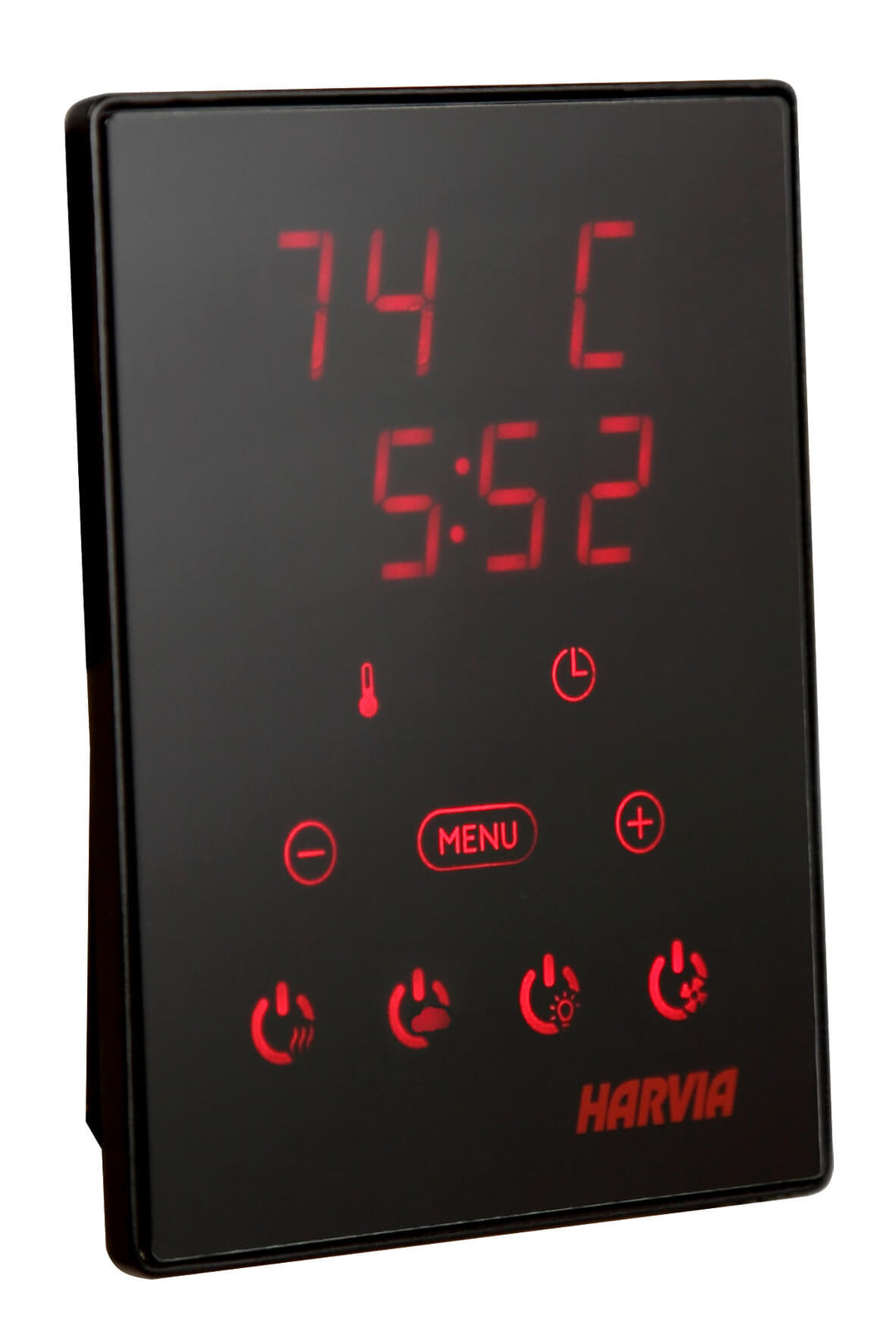 Harvia CX30C-U3 sauna control digital panel with temperature and timer display accessory