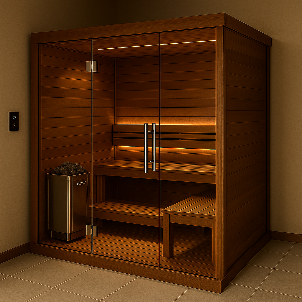 Lunoré Compact Luxe – 2-Person Cedar Sauna