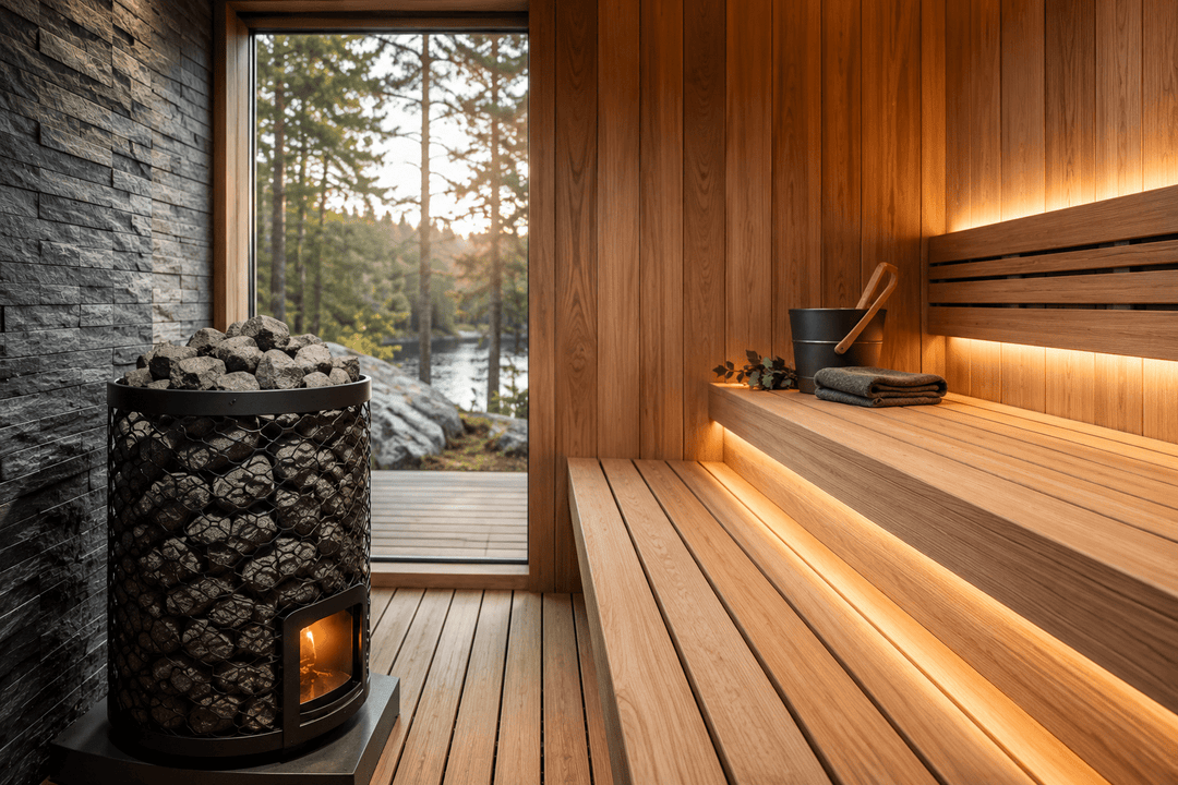 Best Sauna Heaters for Home Sauna Builds: Electric, Wood Burning, Luxury, and Smart Options - My Luxury Home Spa