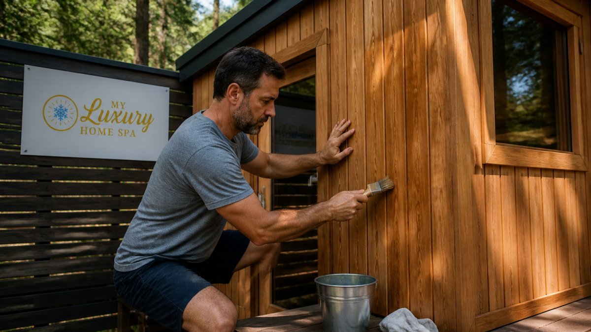 How to Maintain Outdoor Sauna Wood: A 2026 Care Guide - My Luxury Home Spa