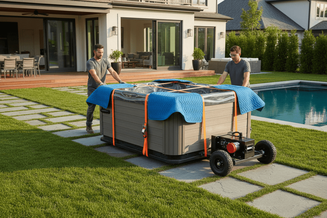 How to Move a Hot Tub Without Professional Movers (Step by Step)