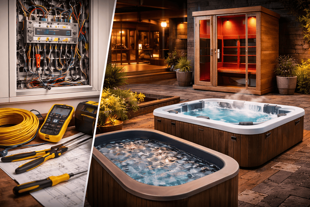 How to Plan Electrical Requirements for a Home Sauna, Cold Plunge, or Hot Tub - My Luxury Home Spa