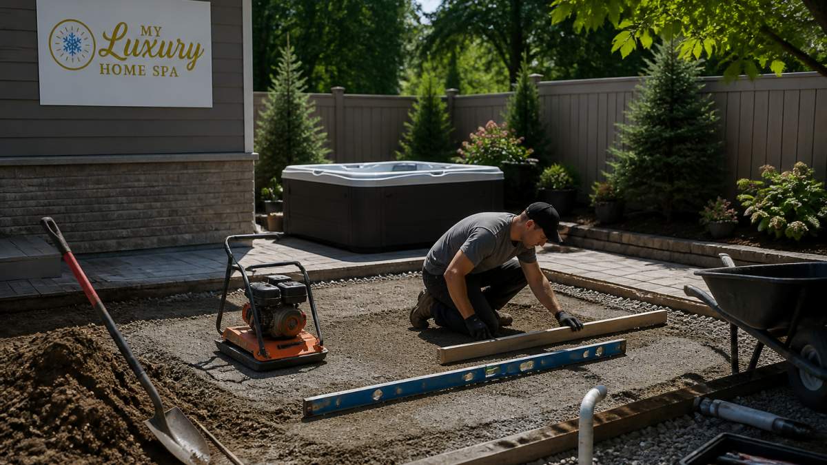 How to Prepare Your Backyard for Hot Tub Installation - My Luxury Home Spa