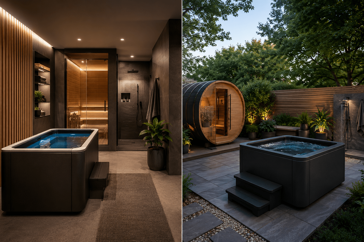Indoor vs Outdoor Cold Plunge: Which Is Right for Your Space? - My Luxury Home Spa