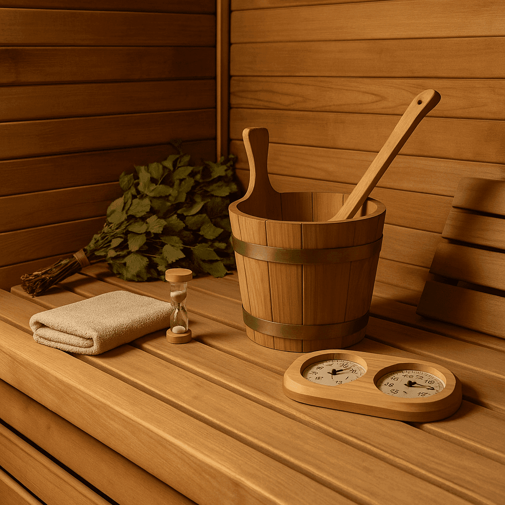 Must-Have Sauna Accessories for 2025 - My Luxury Home Spa