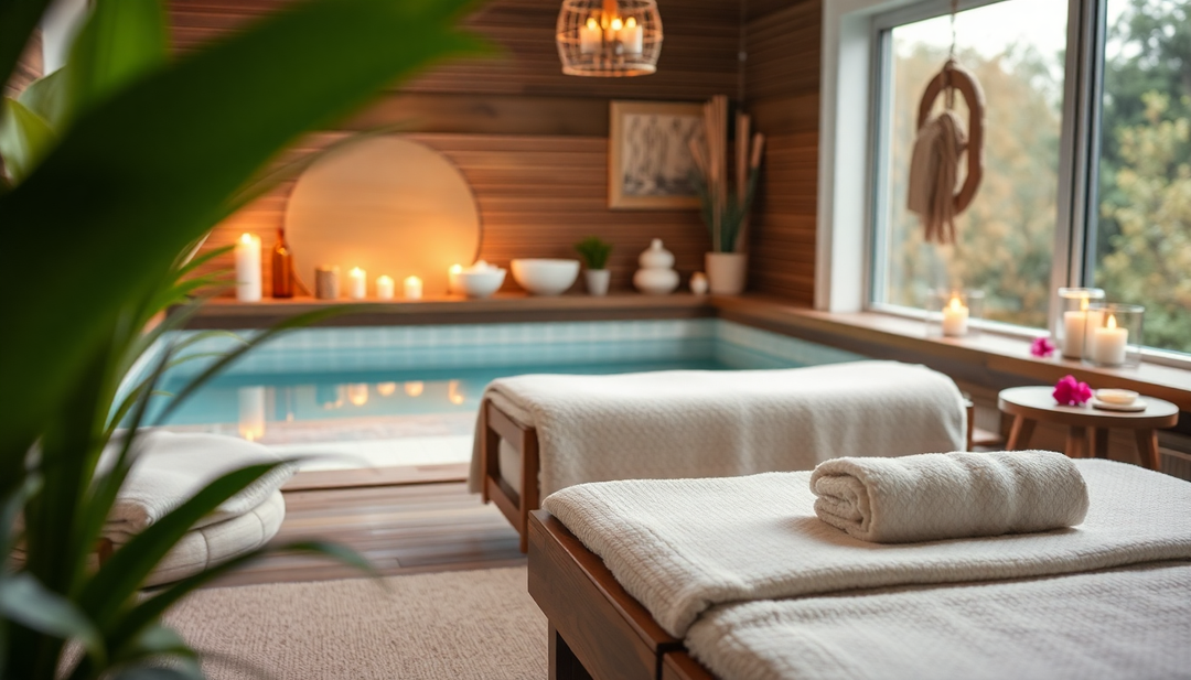 Home spa scene 