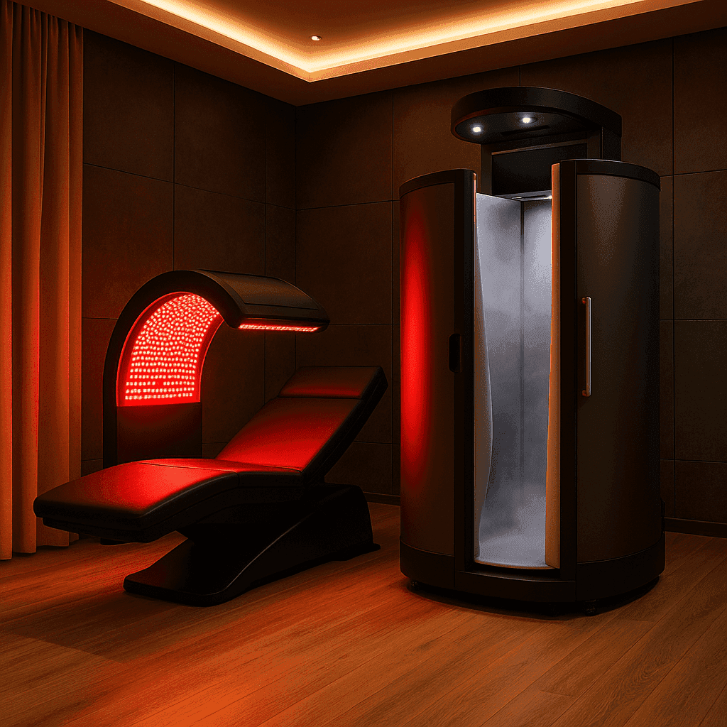 The Power of Cold and Light: How Red Light Therapy and Cryotherapy Elevate Modern Wellness - My Luxury Home Spa