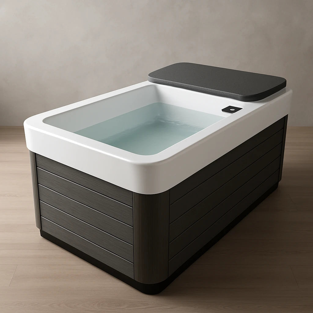 Modern luxury cold plunge tubs designed for relaxing hydrotherapy sessions at home