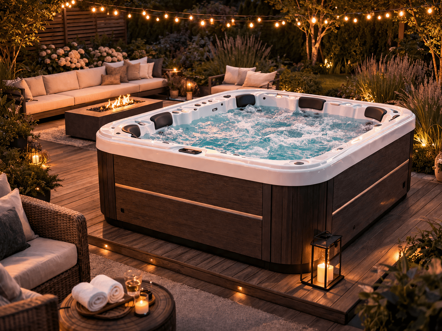 Large Hot Tubs for Groups and Entertaining - My Luxury Home Spa