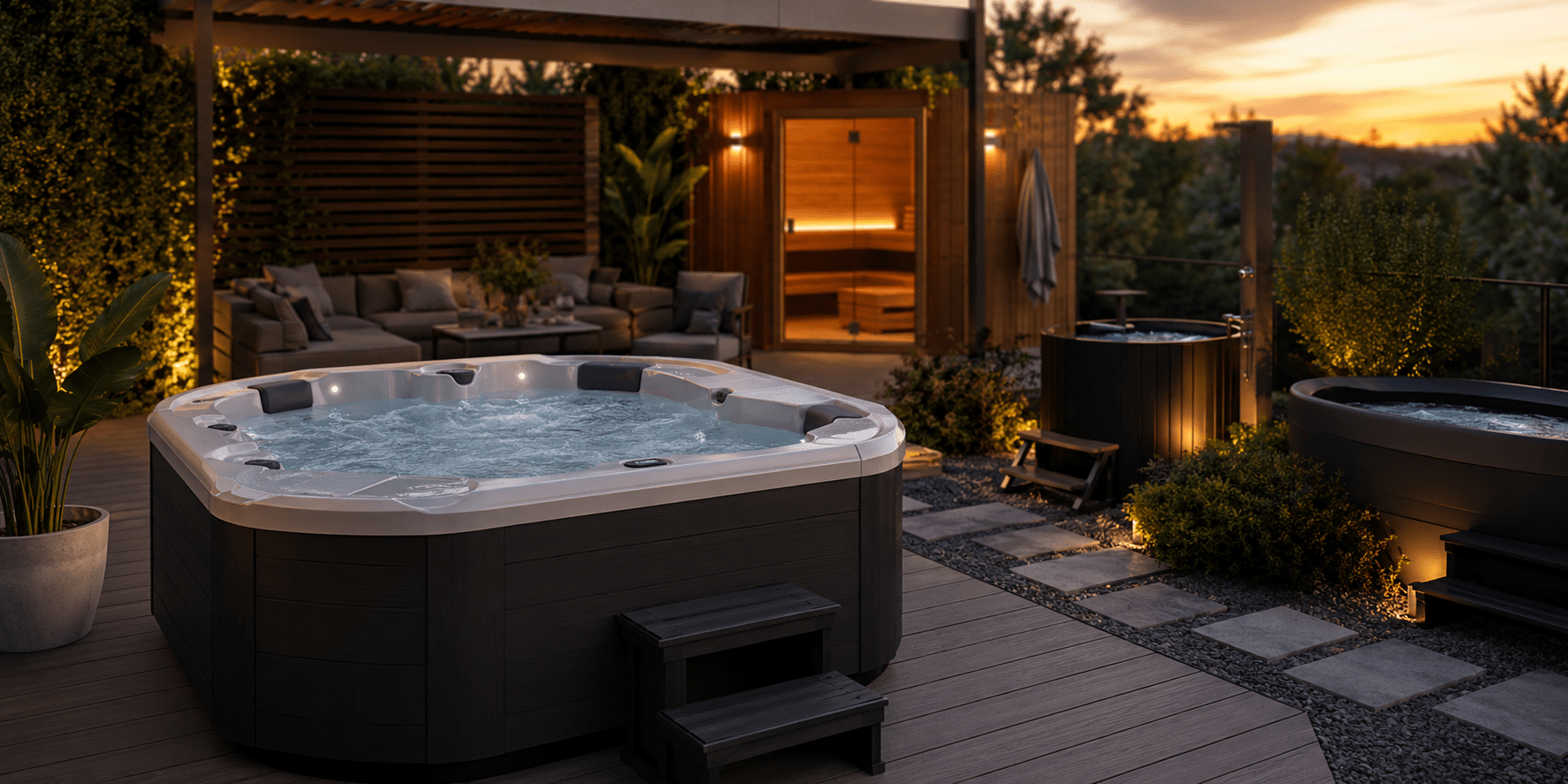 Luxury Hybrid Plug and Play Hot Tubs for Flexible Backyard Wellness - My Luxury Home Spa
