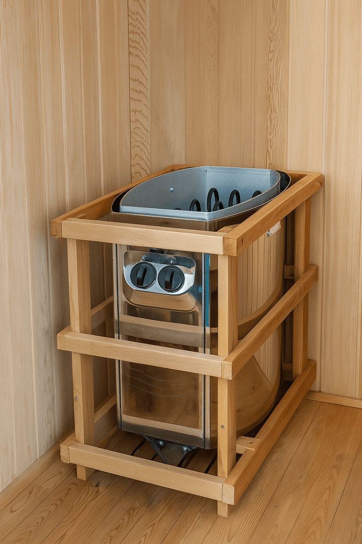 SunRay 2-person home sauna with a sleek design for relaxation and wellness