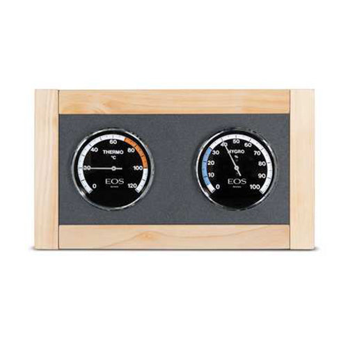 EOS Lux Celsius Sauna Climate Station with Thermometer and Hygrometer