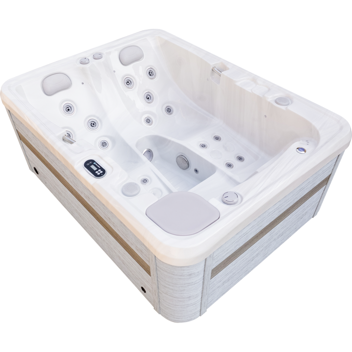 Luxury Spas USA Largo 3-Person 120V/240V Hybrid Plug N Play Hot Tub