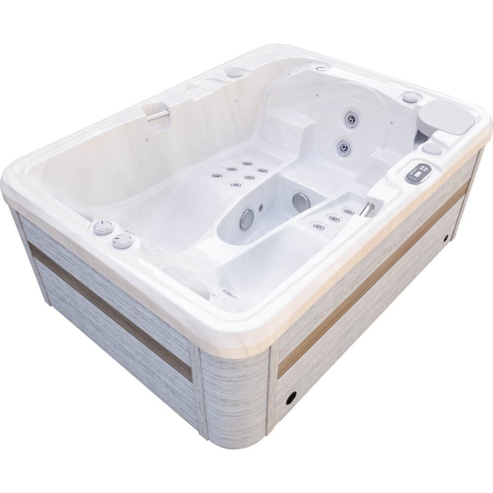 Luxury Spas USA Largo 3-Person 120V/240V Hybrid Plug N Play Hot Tub