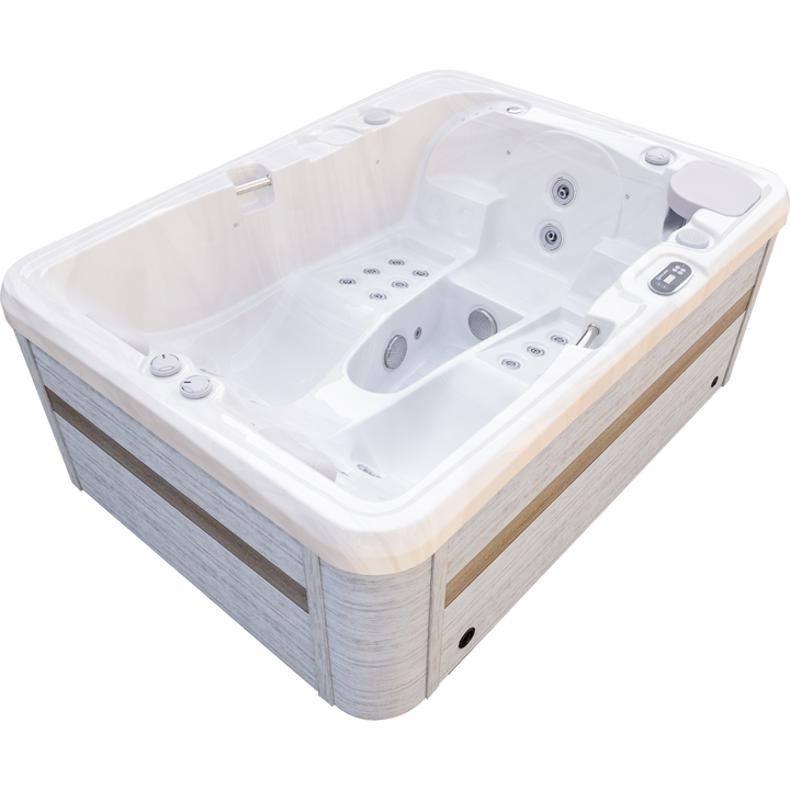 Luxury Spas USA Largo 3-Person 120V/240V Hybrid Plug N Play Hot Tub