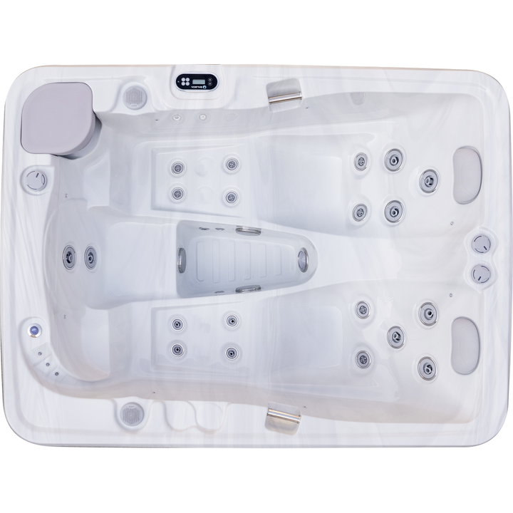 Luxury Spas USA Largo 3-Person 120V/240V Hybrid Plug N Play Hot Tub
