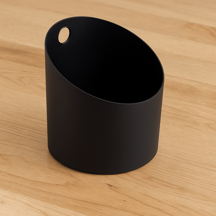 KOLO aluminum sauna bucket in sleek black for sauna and spa use