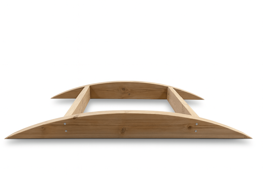 SaunaLife barrel sauna ceiling frame crafted from durable wood for optimal sauna construction