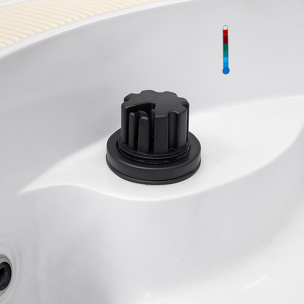 Luxury Spa hot tub control knob and temperature indicator with best hot tubs for sale