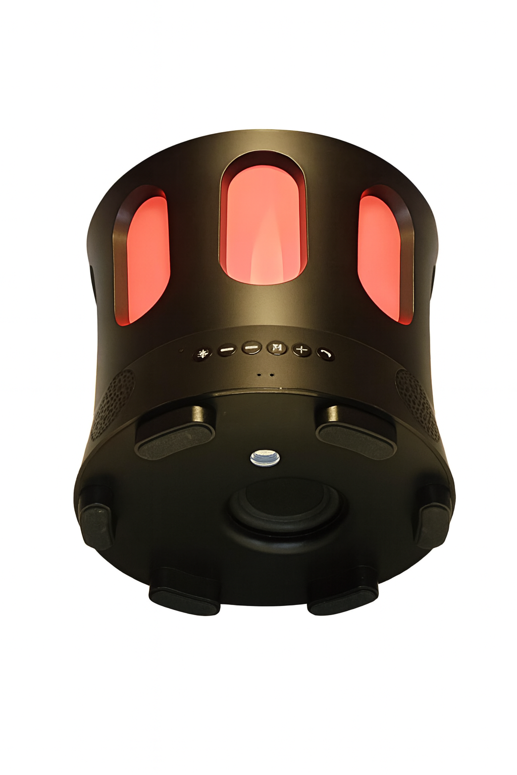 SaunaLife Bluetooth sauna bucket and ladle with modern black design and built-in controls
