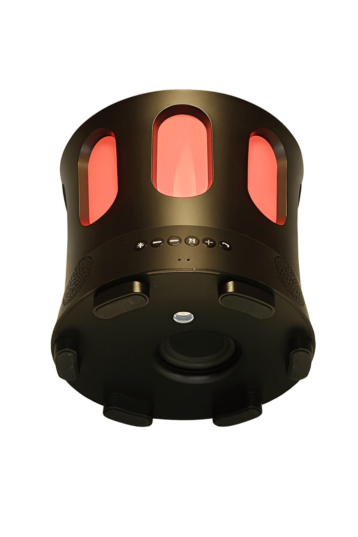 Bluetooth sauna bucket and ladle with integrated audio controls for a relaxing sauna experience