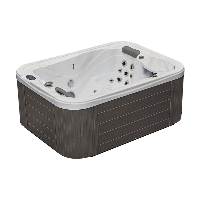 Luxury Spa Casey Elite hot tub with massage jets and comfortable seating for relaxation