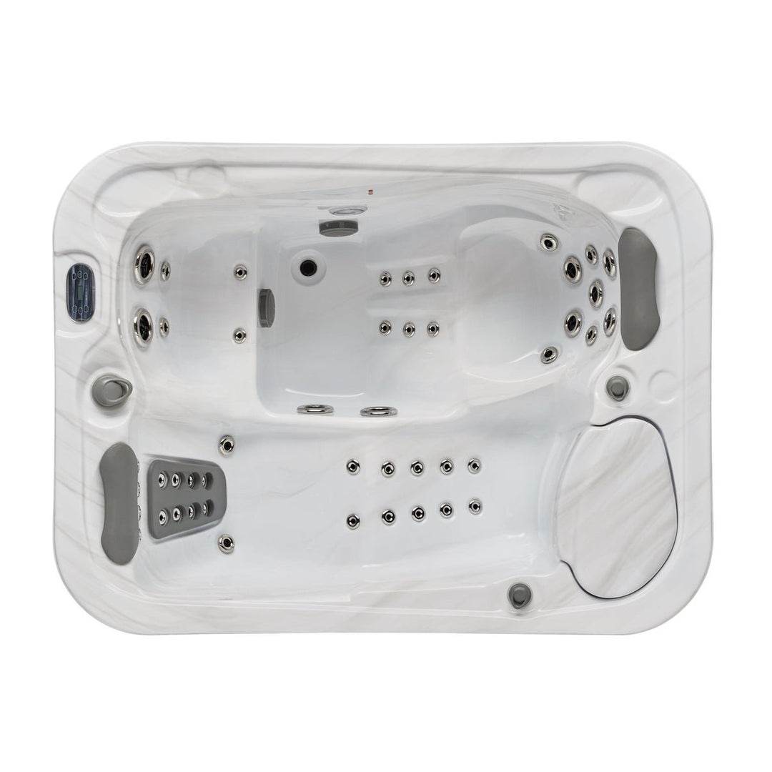 Luxury Spa Casey Elite hot tub featuring spacious seating and hydrotherapy jets for ultimate relaxation