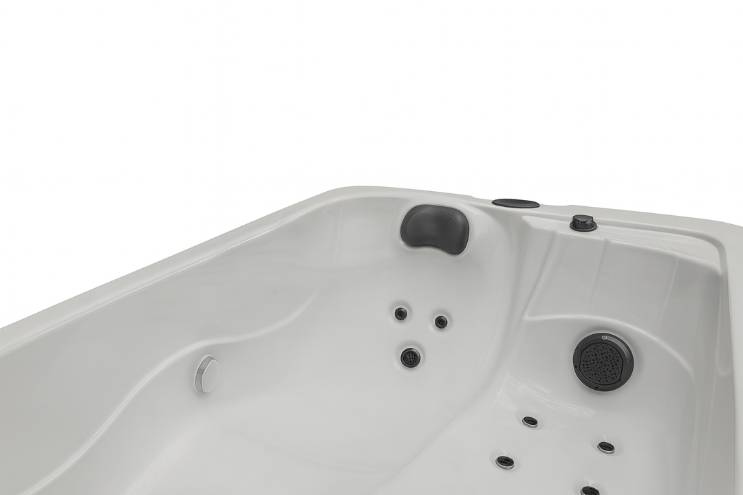 Luxury Spa Cashmere series hot tub with ergonomic design and massage jets for relaxation