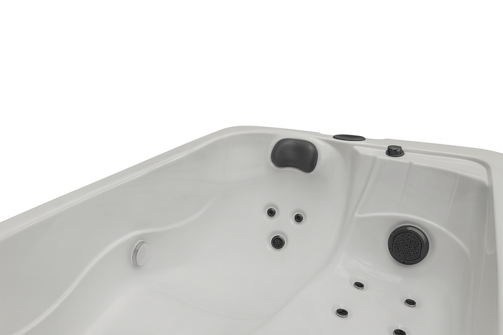 Luxury Spa Cashmere series hot tub with ergonomic design and massage jets for relaxation