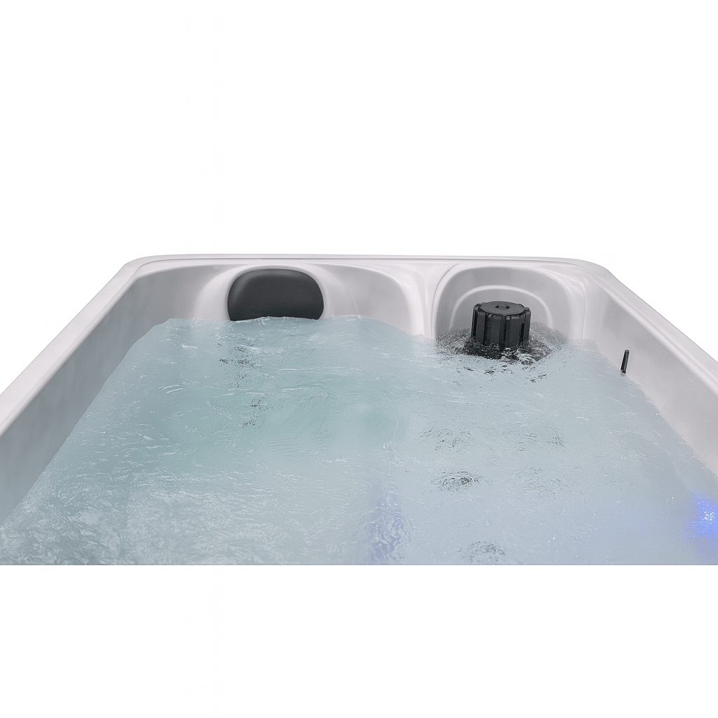Luxury Spa Cashmere series hot tub with relaxing water jets and spacious seating area