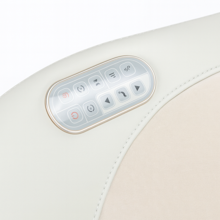 Kahuna compact massage chair for home featuring a user-friendly control panel for easy operation