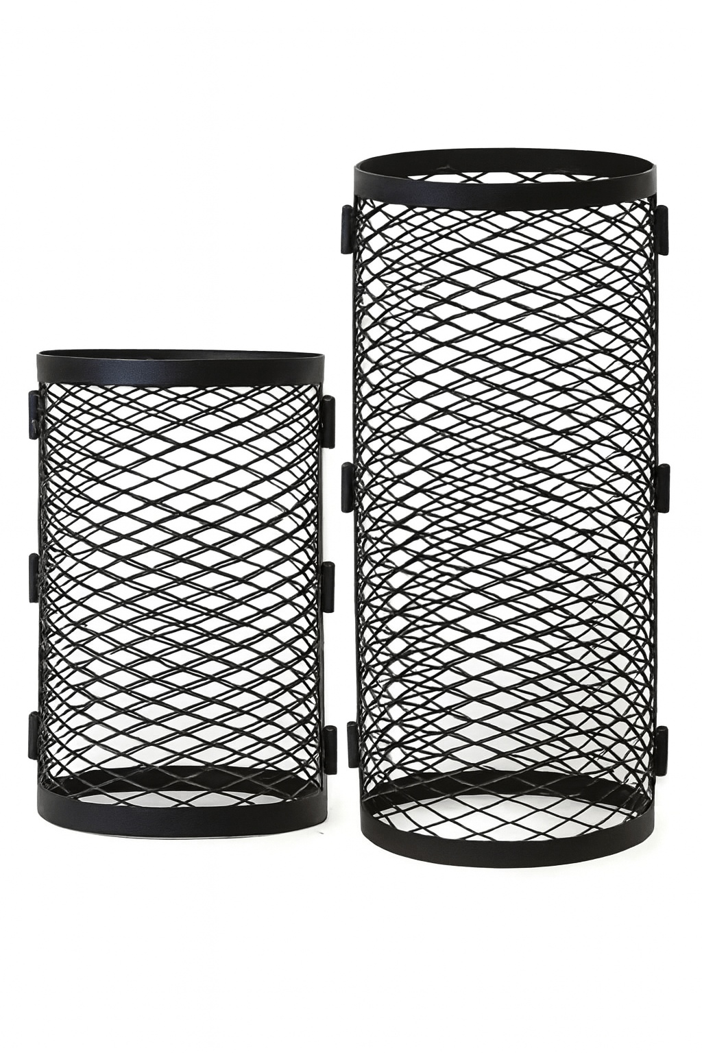 Cozy Heat Chimney Cover Grid H680, Black Stainless Steel - My Luxury Home Spa