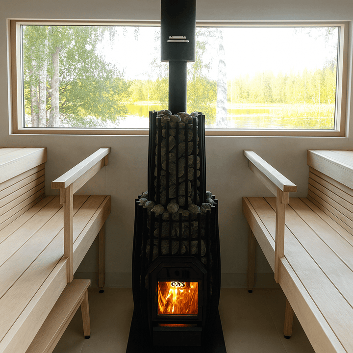 Cozy Heat Chimney Cover SW H500 – Black Stainless Steel - My Luxury Home Spa