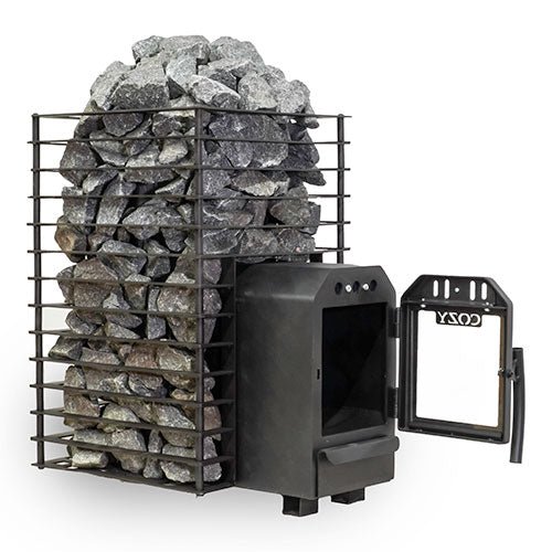 Cozy Heat Quattro Thru - Wall Sauna Stove - My Luxury Home Spa