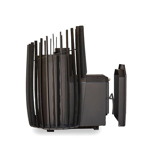 Cozy Heat thru-wall sauna stove designed for efficient heating in home saunas