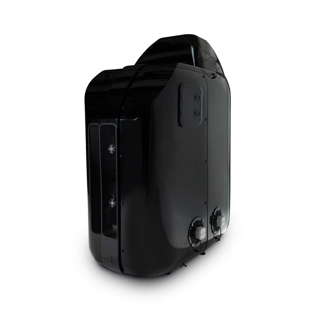 Vacuactivus black cryotherapy chamber for home designed for personal recovery and wellness use