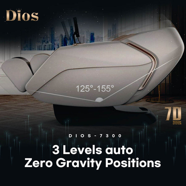 Kahuna AI luxury massage chair with three levels of auto zero gravity positions for ultimate relaxation