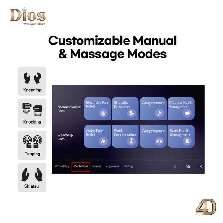 Dios Flexa Massage Chair - My Luxury Home Spa