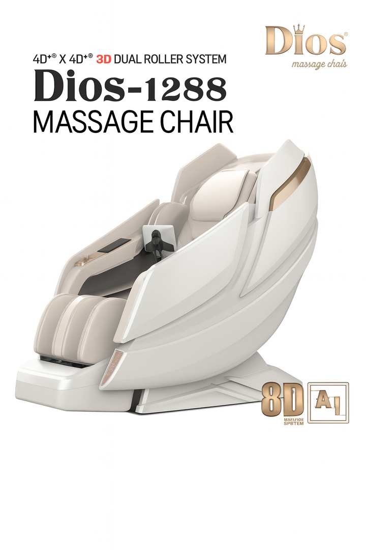 Kahuna luxury massage chair 8D with 3D dual roller system for ultimate relaxation