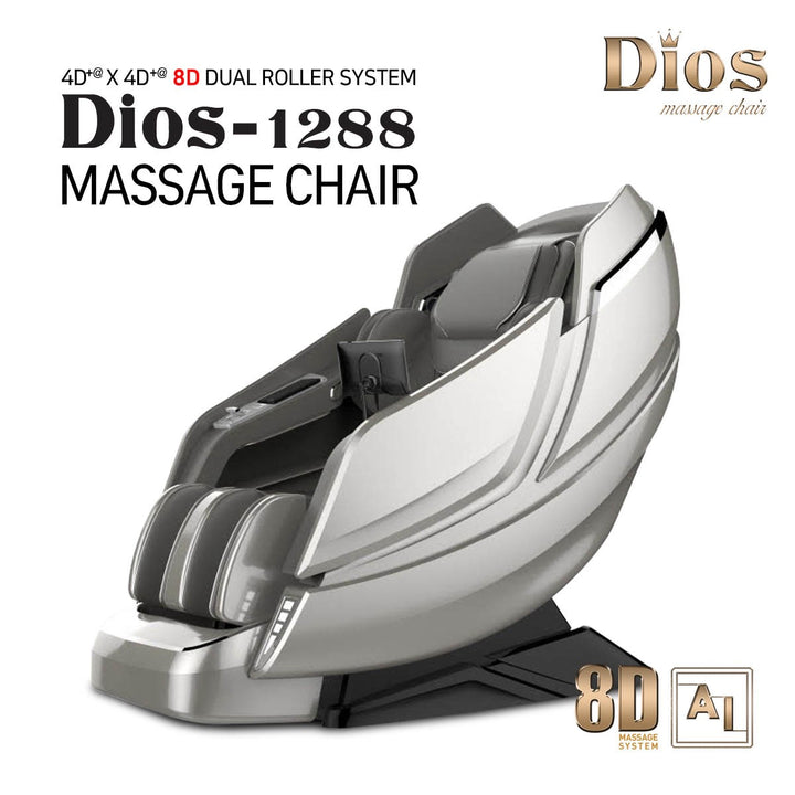 Kahuna luxury massage chair 8D with sleek design and advanced dual roller system for ultimate relaxation