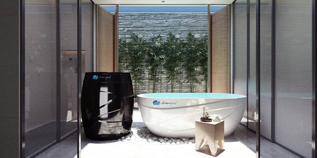 DreamPod Cold Plunge Barrel with Chiller - My Luxury Home Spa