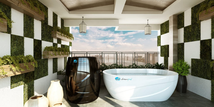 DreamPod Cold Plunge Barrel with Chiller - My Luxury Home Spa