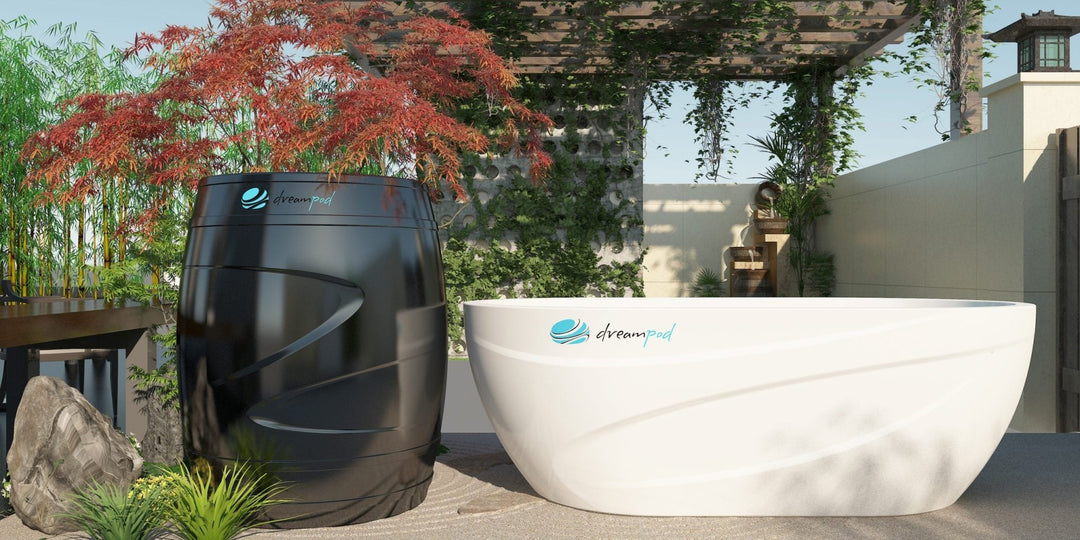 DreamPod Cold Plunge Barrel with Chiller - My Luxury Home Spa