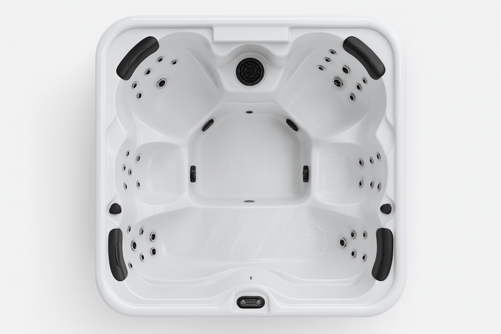 Eclipse Studio Series hot tub with spacious seating and multiple jets for ultimate relaxation