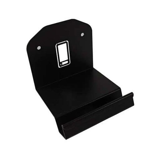 EOS Black Wall-Mounted Cell Phone Mount Sauna Device Rack - My Luxury Home Spa