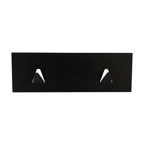 EOS Black Wall-Mounted Towel and Robe Rack With Sauna Hooks - My Luxury Home Spa