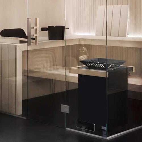 EOS Cubo Avantgarde Wooden Sauna Heater Safety Rail - My Luxury Home Spa